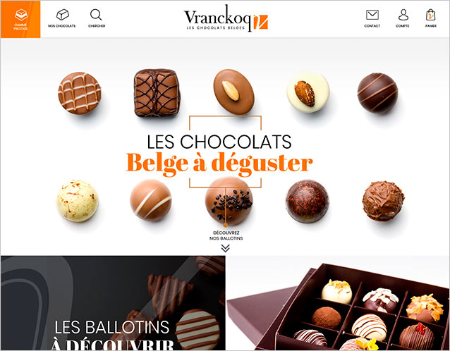 Anne-b -Webdesign-Les chocolats Vranckoq